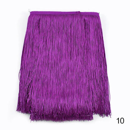 Lace Trim Fringe Tassels 2/5/10M, 30cm Long, For Curtain, Sewing, DIY Accessories - 10 / 30cm-5Yards