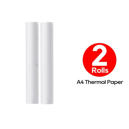 A4 Thermal Paper 21x29.7cm Quick-Dry Glossy & Clear Print Portable Printer Durable Quality Portable Printing Paper Thermal Pa