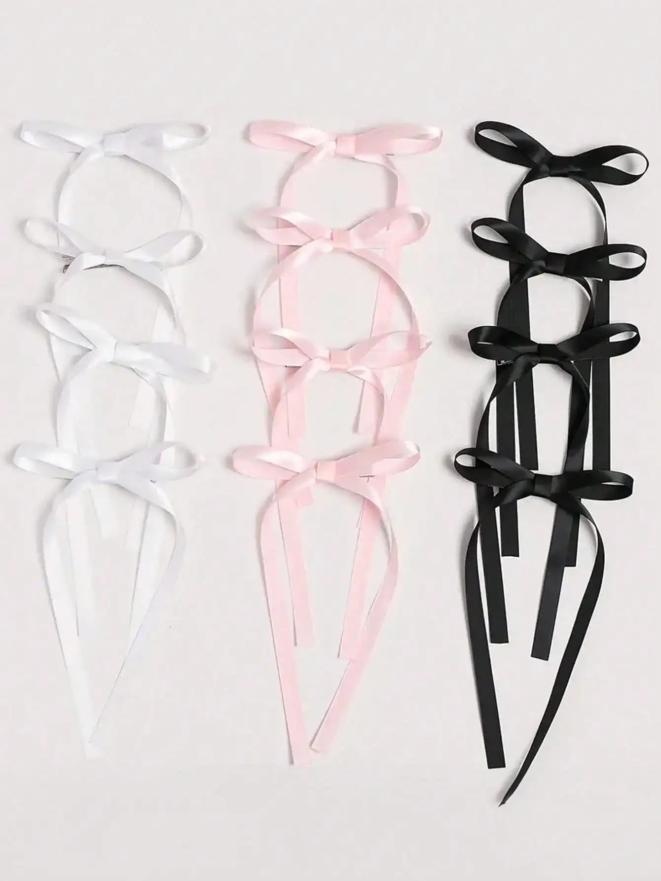 2/12/36 Pcs Fashion Simple Sweet Bow Ribbon Hair Clips For Women Girls Party Hair Accessories - 36 pcs multicolor