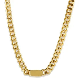 Square Pendants Delicate Stainless Steel Chain Pendant Necklace For Women Necklace - C13