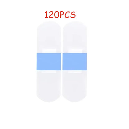 120 Pieces of Waterproof Band-Aid, Transparent, Invisible, Hemostatic, Breathable, Anti-Wear Band-Aid - Transparent A