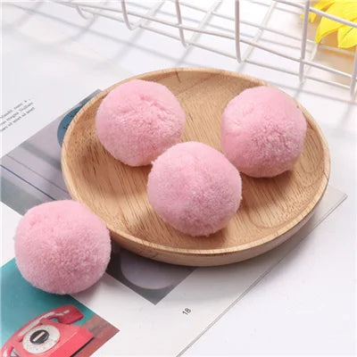 Multi Size Pom Piel 15mm/20mm/25mm/30mm/40mm Soft Pompones Fluffy Plush Crafts DIY Pom Pom Bal Wedding Sewing Party Accessori