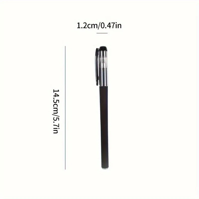 5/10/20pcs Quick-Drying Gel Pens, 0.5mm Fine Tip, Black Ink - Ideal Choice for Office and School clea For school office use o