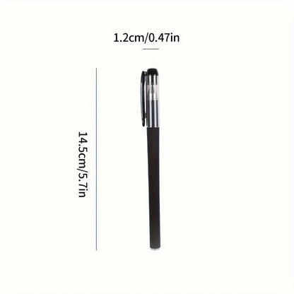5/10/20pcs Quick-Drying Gel Pens, 0.5mm Fine Tip, Black Ink - Ideal Choice for Office and School clea For school office use o