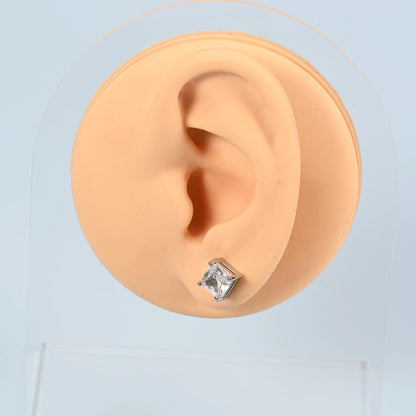 Set of man's magnetic earrings without punching ear clips,stainless steel personalized punk style women's ear studs