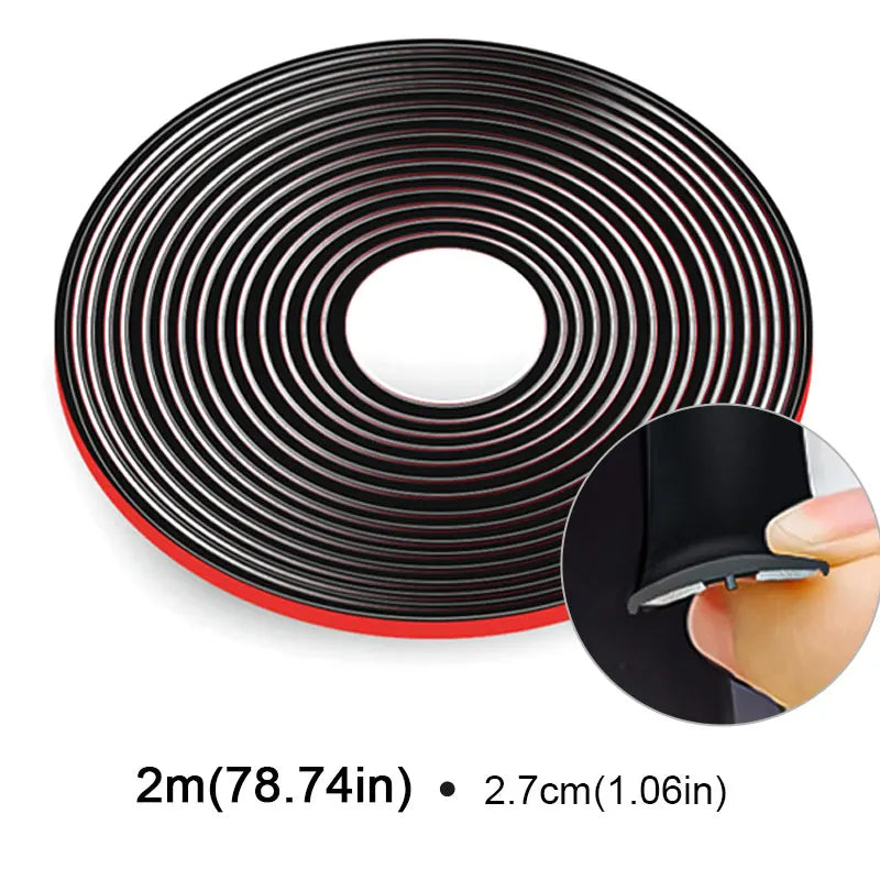 SEAMETAL Rubber Car Seals Edge Sealing Strips Auto Roof Windshield Car Sealant Protector Anti-collision Strip Window Seals - 