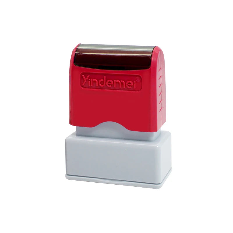 Custom Teacher Name Ink Stamp Signature Calligraphy Selfing-Inking Personalized Letter Stamp For School Student Child - red s