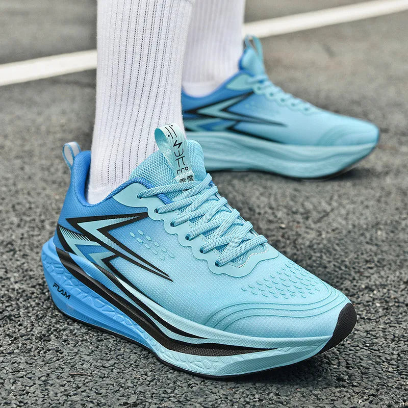 Running Shoes Speciality Marathon Men Sports Breathable Lightweight Carbon Board Women's Comfortable Athletic Nonskid Sneaker