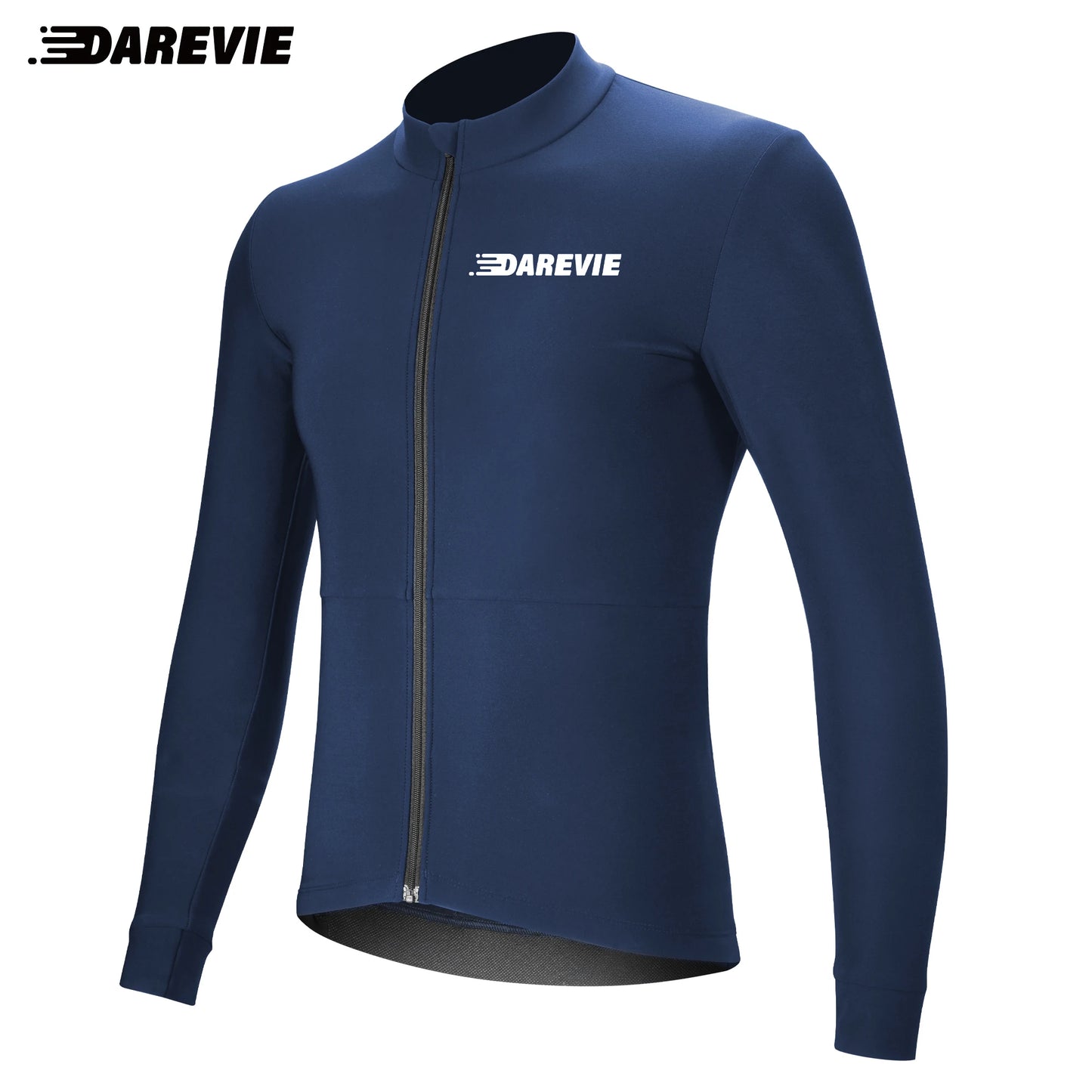 DAREVIE Cycling Jersey Winter Thermal Fleece Cycling Jersey Men Long Sleeve Hot Warm Soft Brushed Breathable Bicycle Clothing