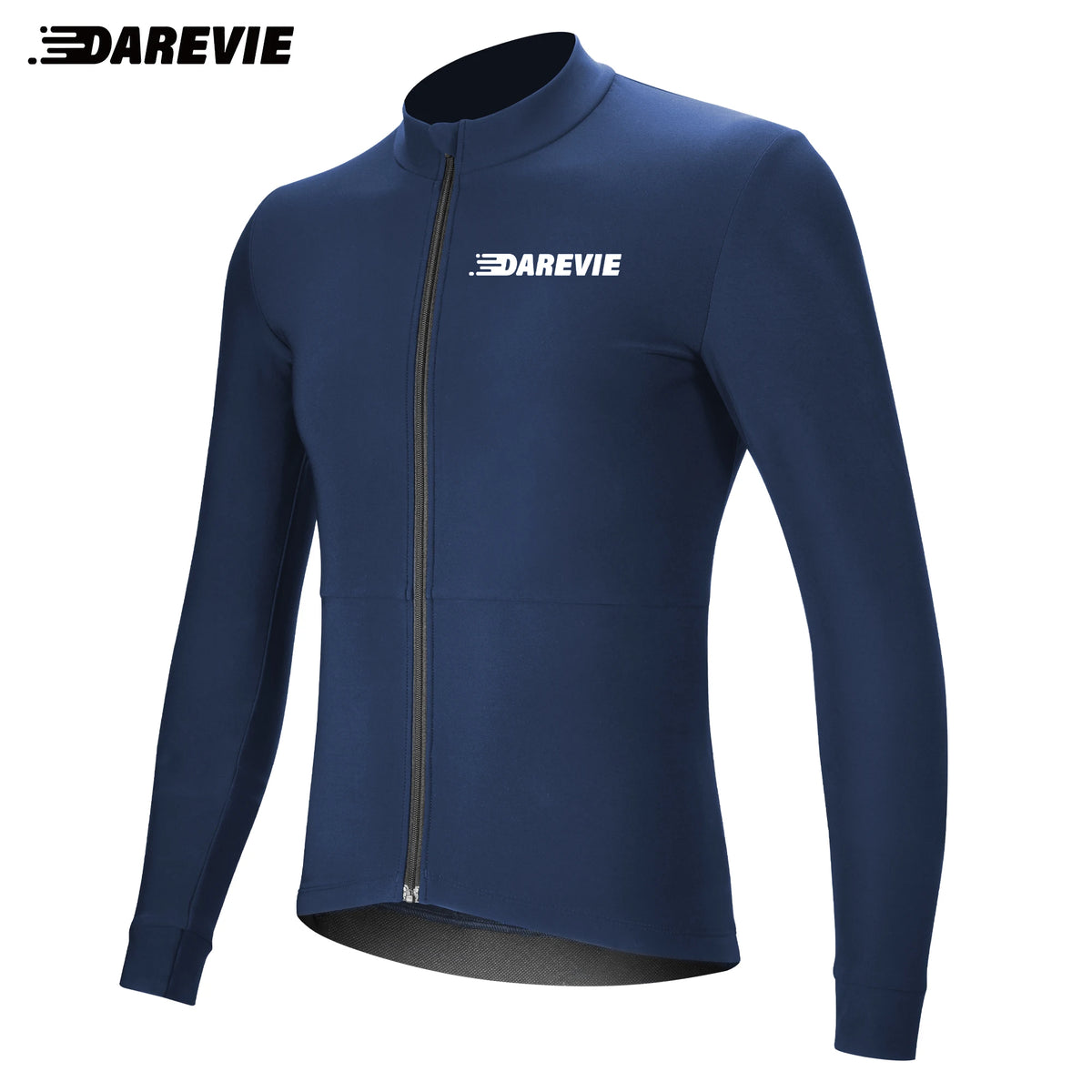 DAREVIE Cycling Jersey Winter Thermal Fleece Cycling Jersey Men Long Sleeve Hot Warm Soft Brushed Breathable Bicycle Clothing
