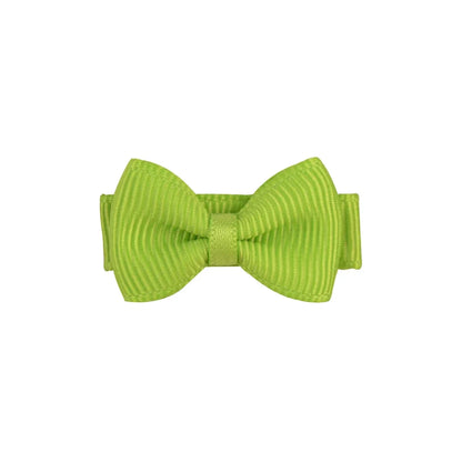 1.2 Inches Solid Colors Mini Hair Bows With Clip For Kids Girls Hairgrips Ribbon Covered Safety Bows Headwear Hair Accessorie
