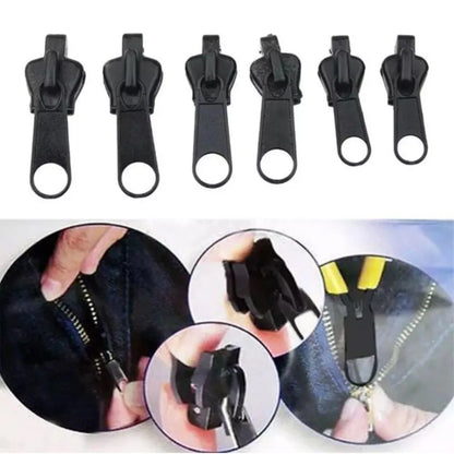 6Pcs Universal Detachable Repairing Zippers DIY Sewing Backpacks Purses Repair Replacement Zippers Sewing Accessories