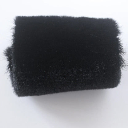 DIY 5MM Plush Fabric Encryption Thickening fabric solid Solf Atrtificial Fur Patchwork bags Doll clothing Decoration material