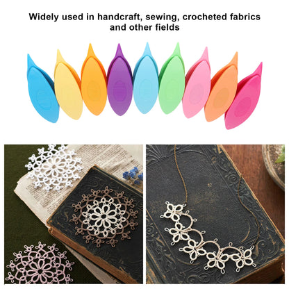 Colorful Tatting Shuttles /Set Tatting Shuttles Colorful Tatting Shuttles Craft Tool for DIY Hand Knitting Tatting Shuttles