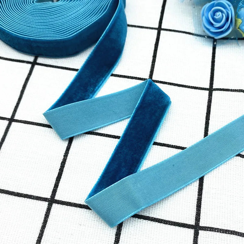 6-38mm Velvet Ribbon Wedding Party Decoration Handmade Gift Wrapping Hair Bowknot DIY Christmas