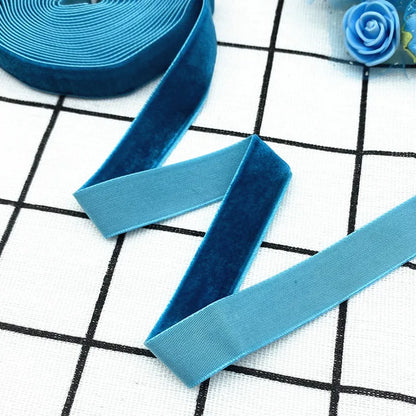 6-38mm Velvet Ribbon Wedding Party Decoration Handmade Gift Wrapping Hair Bowknot DIY Christmas