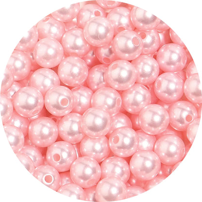 50-1000pcs/Lot Round ABS Imitation Pearl Beads Loose Beads Plastic Acrylic Spacer Bead For Jewelry Making Diy Bracelet Neckla