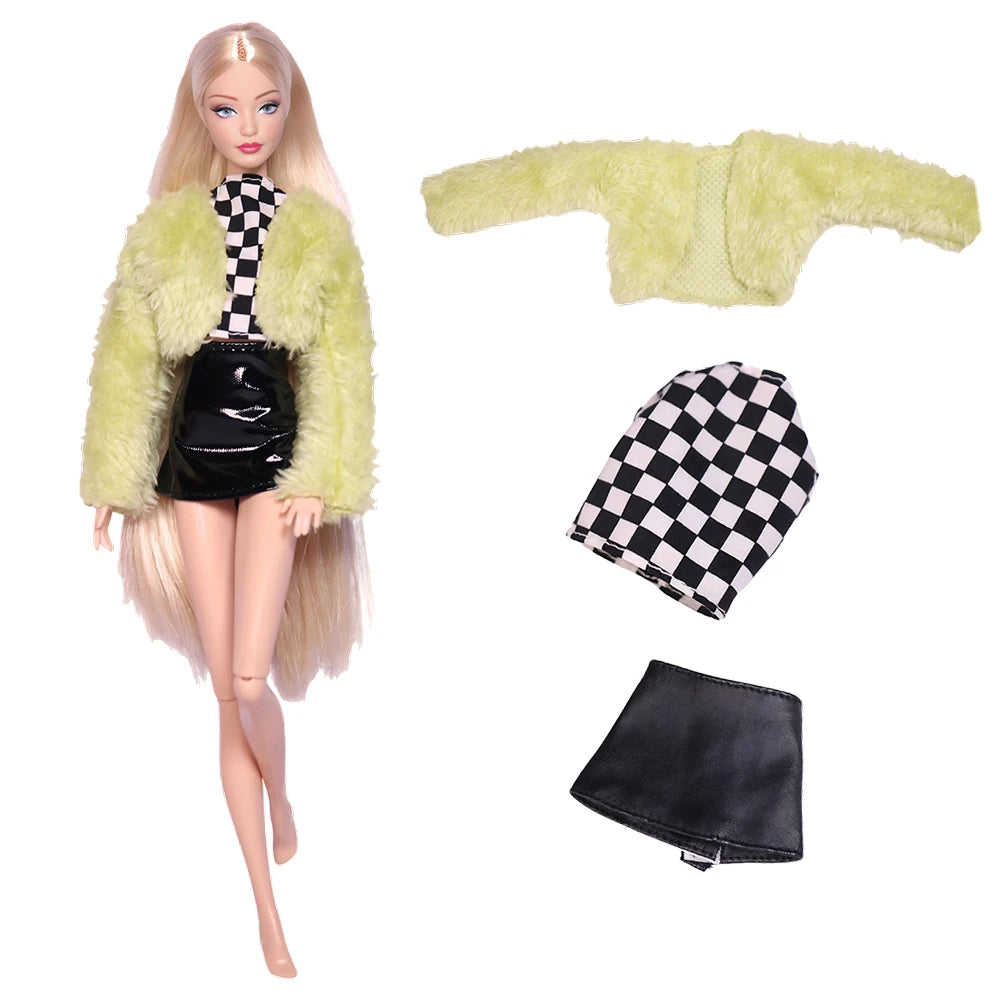 NK 29CM Doll Outfits For 11.5 Inch Doll Clothes Princess Doll Shoes For 1/6 Dolls Accessories Bar BI Doll Dress DIY Gift Toy 