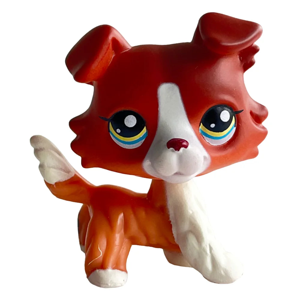 Rare Pet Shop LPS Toy Stands Short Hair Cat Original Kitten Husky Puppy Dog Fox Cute Animal Old Bobble Head Toy - 1542