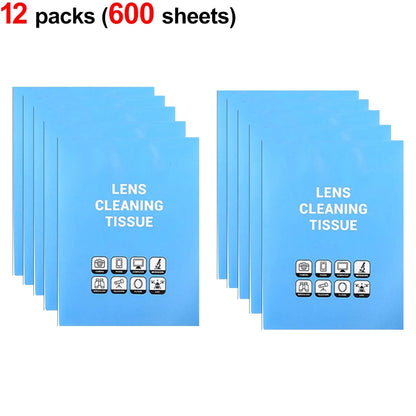 Lens Cleaning Tissue Paper Lens Cleaner Papers Tissue for Microscope Camera Len Glasses Computer Screens Electronic Screens -