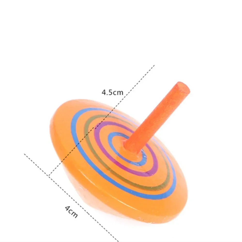 10-30Pcs Fun Wooden Spinning Tops for Children’s Party Gifts, Birthday Carnival Gift Souvenirs, Back-to-school Classroom Rewa