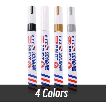 3mm 10p Colorful 8 Colors Permanent Paint Marker Waterproof White Markers tire tread rubber fabric Paint metal Paint Marker P