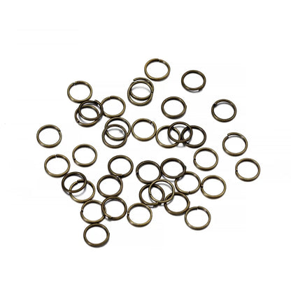 50-200pcs/lot 3-20 mm Jump Rings Split Rings Connectors For Diy Jewelry Finding Making Accessories Supplies