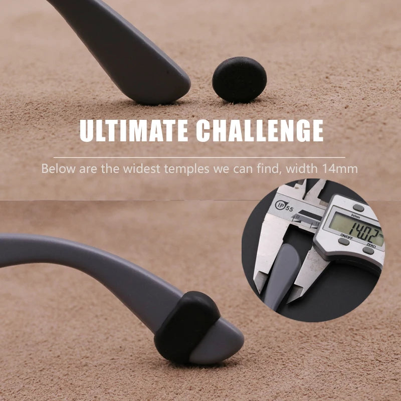 Ear Grip Hooks Anti-slip Holder Glasses Sunglasses Silicone Ear Hook Set For Eyeglasses Eyewear Accessories