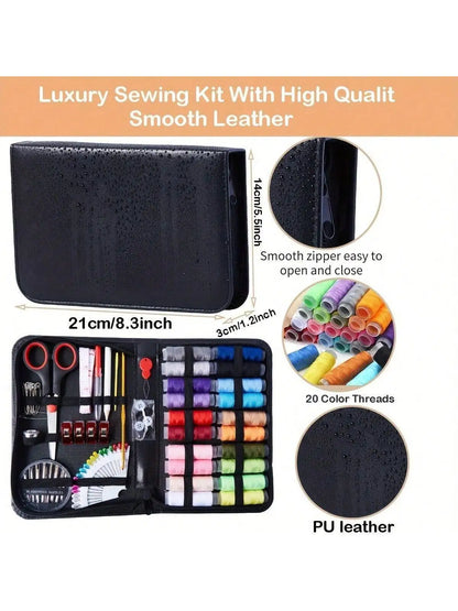 Multi-Function Emergency Repair Sewing Kit, Compact. 20x14x3cm, for Clothes, Gear, Travel, Handy