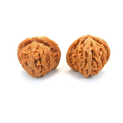 A Pair Of Natural Walnuts Wenwan Health Care Ornaments Long Term Play With Smooth Surface Stimulate The Circulation Of Blood