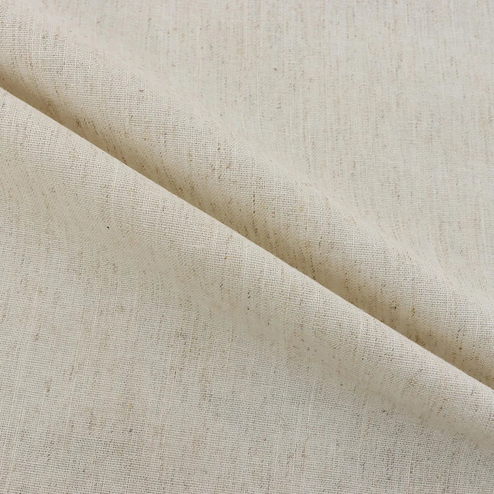 50x150cm Raw Cloth Hemp Cotton Linen Fabric Burlap Texture for Sewing Patchwork Painting Quilting Table Runner Party Decorati