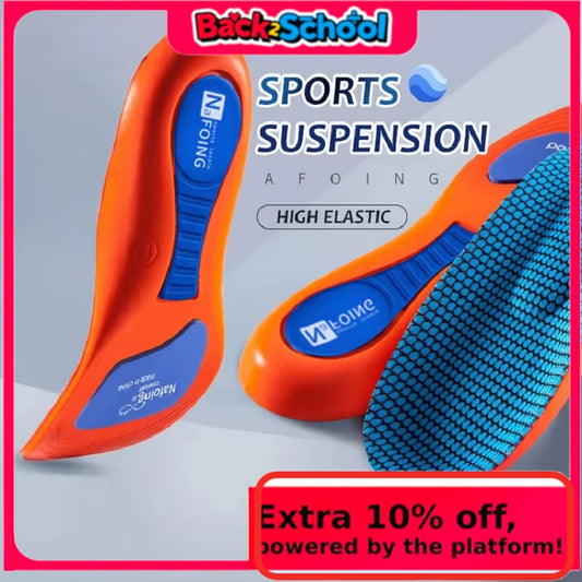 Sport Orthopedic Insoles for Feet Men Women EVA Breathable Shock Absorption Shoes Insole for Running Basketball Sport Care Pa