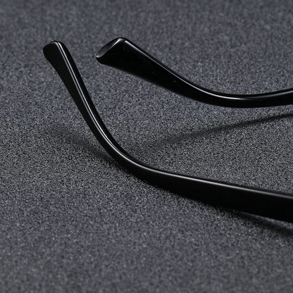 1Pc Men's Fashion Glasses New Trendy Square Frame Retro Rivet Y2K Music Festival Cool Street Style Decoration Suitable for Da