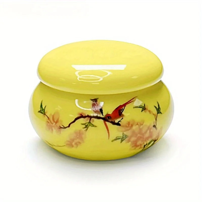 1Pc Ceramics Nail Cup with Lid Acrylic Liquid Powder Ceramic Cup Nail Art Acrylic Liquid Powder Porcelain Dappen Dish Contain