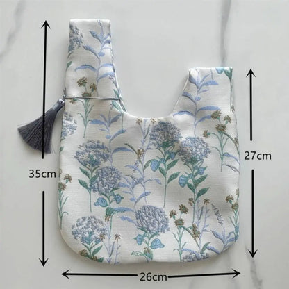 3Colors Tassel Wrist Bag Chinese Style Tassel Pendant Embroidery Hanfu Handbag Cheongsam Accessories Imitation Silk Gift Pouc