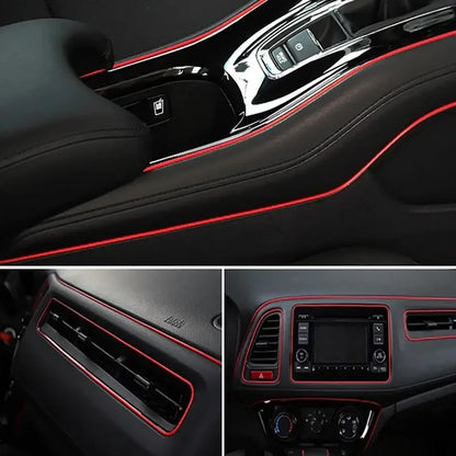 5M Universal Car Moulding Decoration Strips - Flexible Interior Trim for Dashboard Doors & Panels - DIY Auto Styling Upgrade 