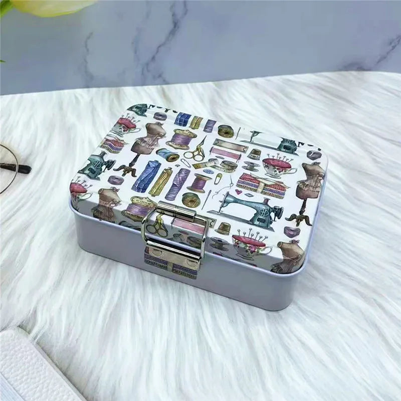 Vintage Metal Storage Canister with Lid – Durable Cookie & Candy Box, Aesthetic Organizer, Ideal Gift for All Occasions - Lig