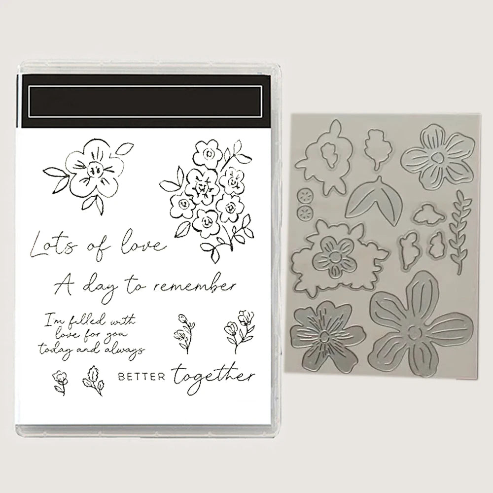 Spring 2026 April New Arrivals Stamp Dies Opulent Oasis Boutique Blossoms Thanks Man DIY Greeting Scrapbook Molds Mother's Da