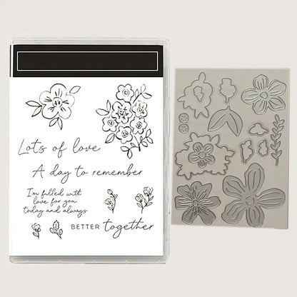 Spring 2026 April New Arrivals Stamp Dies Opulent Oasis Boutique Blossoms Thanks Man DIY Greeting Scrapbook Molds Mother's Da