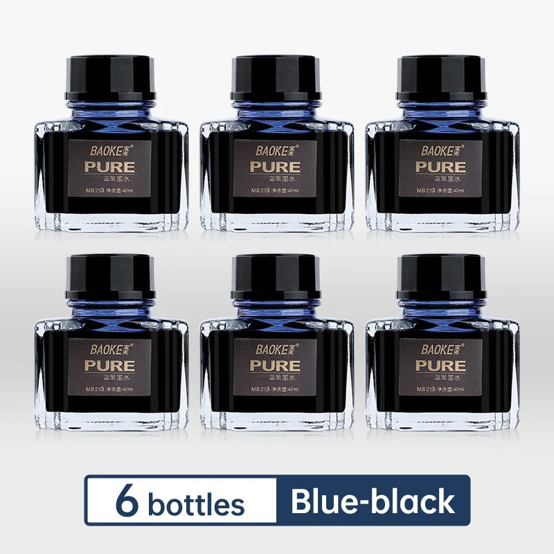BAOKE 40ml Fountain Pen Ink Bottle Pigment Pure Pen Ink