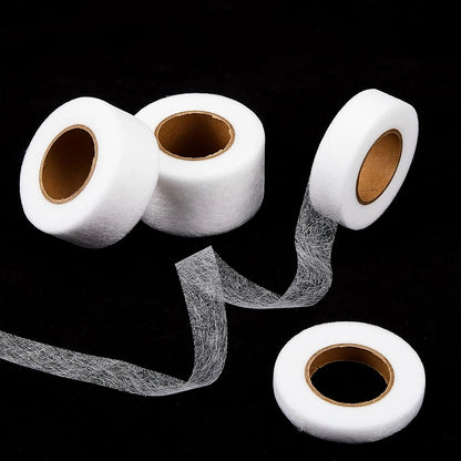 50M Iron on Hemming Tape No Sew Hem Tape Fabric Fusible Hemming Strip for Pants Jeans Curtains Dress Sewing Fabric Clothes