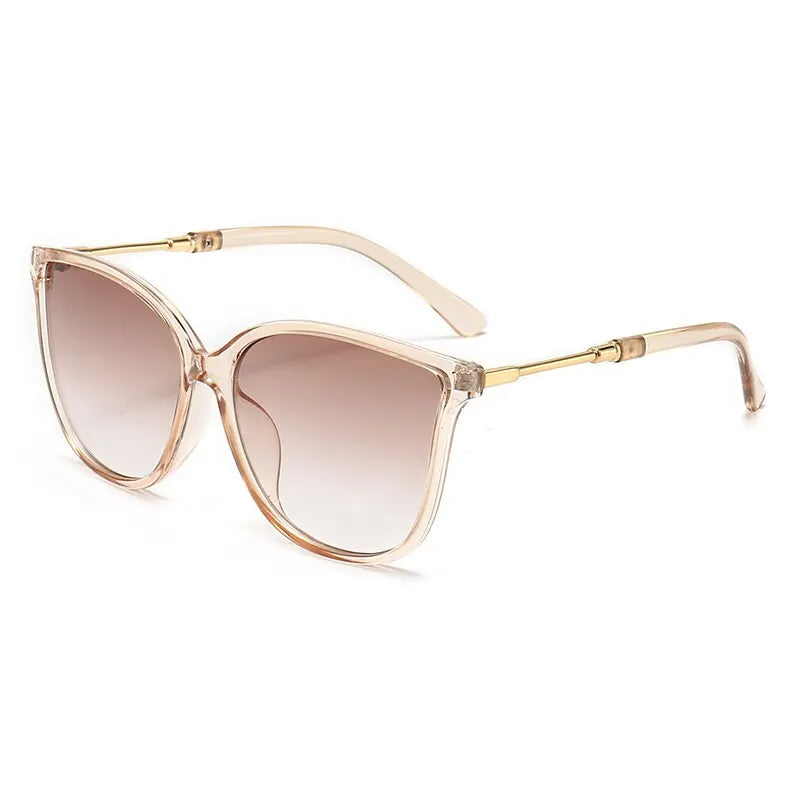 Vintage Cat Eye Sunglasses Woman Brand Designer Retro Mirror Sun Glasses Female Eyewear Fashion Driving Shades Oculos De Sol 