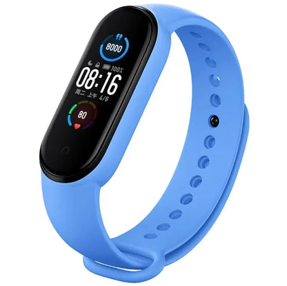 Watch Strap For Xiaomi Mi Band 7 6 5 4 3 Wristband Silicone Bracelet Wrist Straps MiBand 3/4 band5 band6 Smartwatch Accessori
