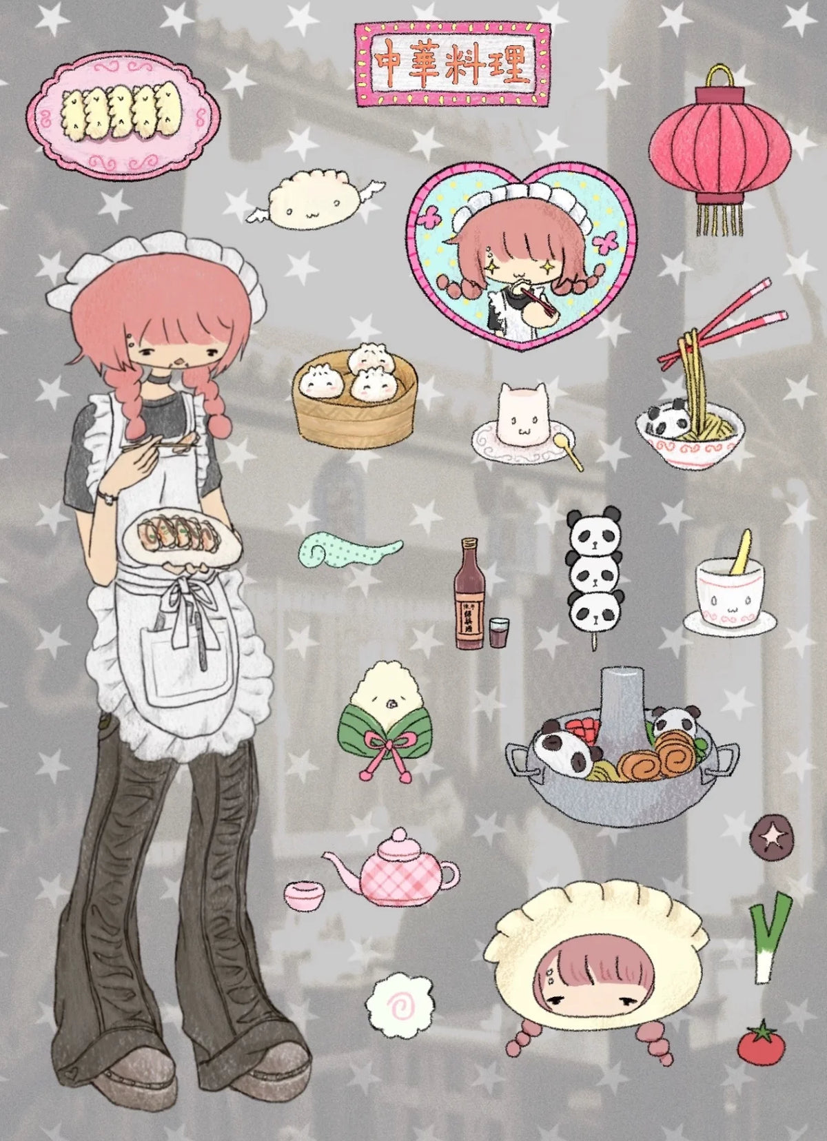 Vintage-Toned Girl Sticker Collection | Nostalgic Aesthetic Decals for Journaling, Scrapbooking & DIY Crafts