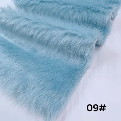 Fur Imitate Fabric 30x50cm Polyester Fiber Medium Thickness Woven Technics 2.5cm Long Fur Fabric Cosplay Fursuit Fur Material