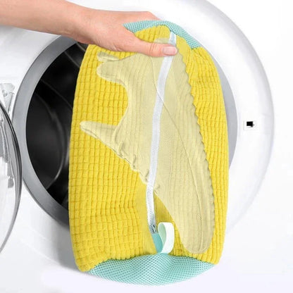 1/2PCS Washing Shoes Bag Cotton Laundry Fluffy Fibers Easily Remove Dirt Washing Bags Anti-Deformation Shoes Clothes Organize