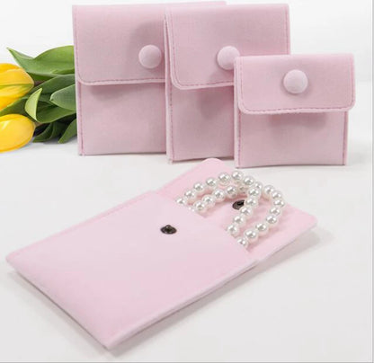 1pcs Jewellery Pouch Packaging Bag Soft Velvet Gift Bracelet Necklace Earrings Rings Storeage Custom Logo