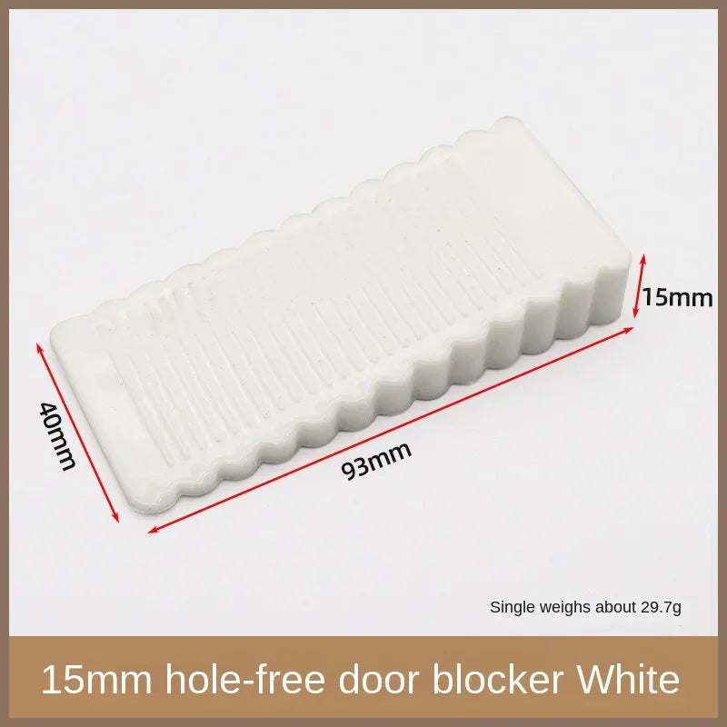 Safety Silicone Door Stop Block Wedge Stop Door Stopper Home Offices Door Rear Retainer Impact Stopper Rubber Stops No Drill