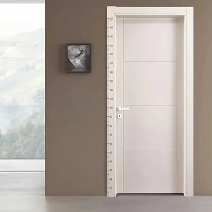 2m Wall Height Measurement Card - Easy-to-Read Durable PC Material Writeable & Removable Ideal for Room Decor Wall Decoration