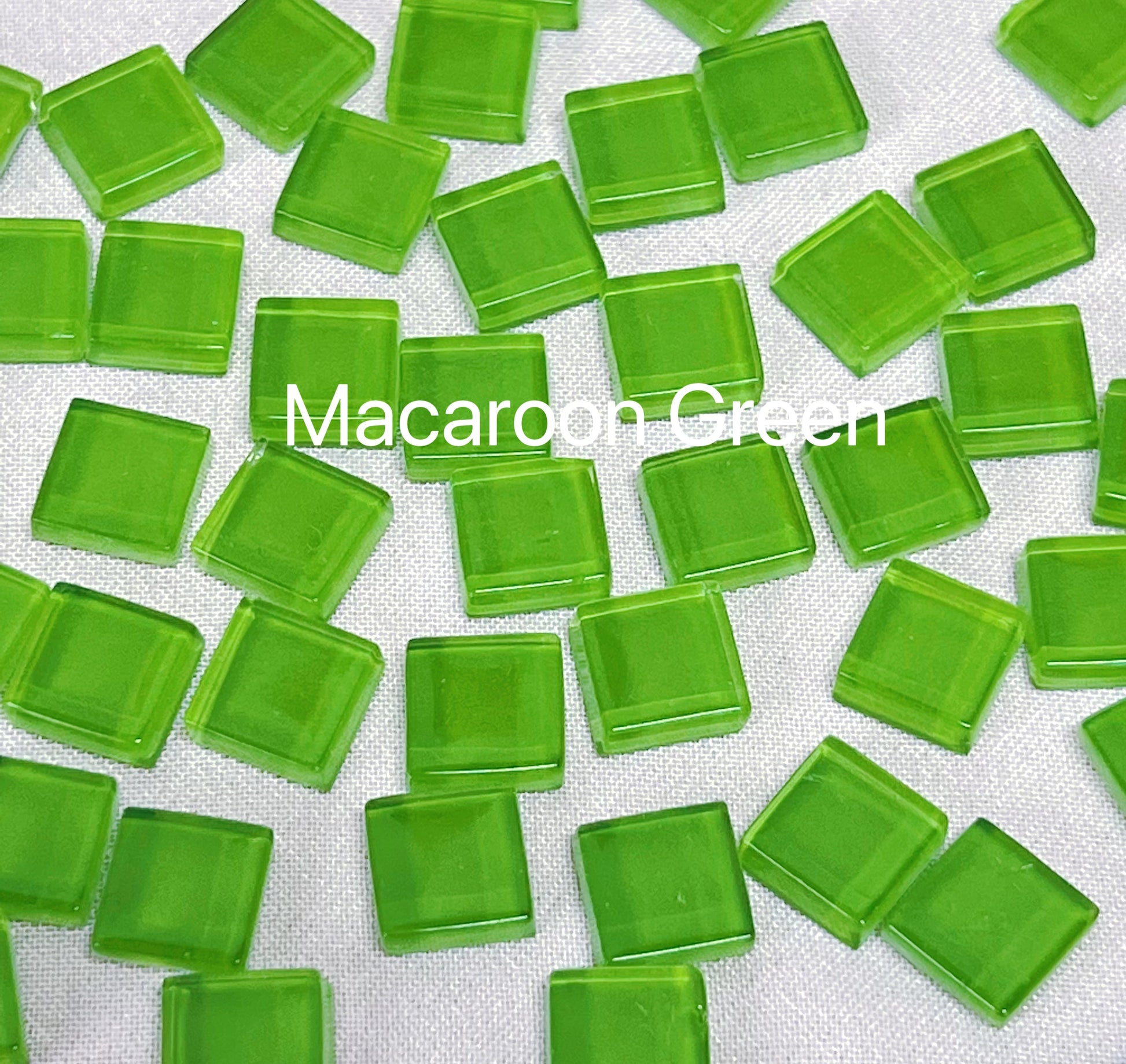 Mosaic Tiles for Crafts Blue Shine Assorted Color 50pcs Glass Glitter Mosaic Supplies Pieces Bulk Square Shape Home Decoratio